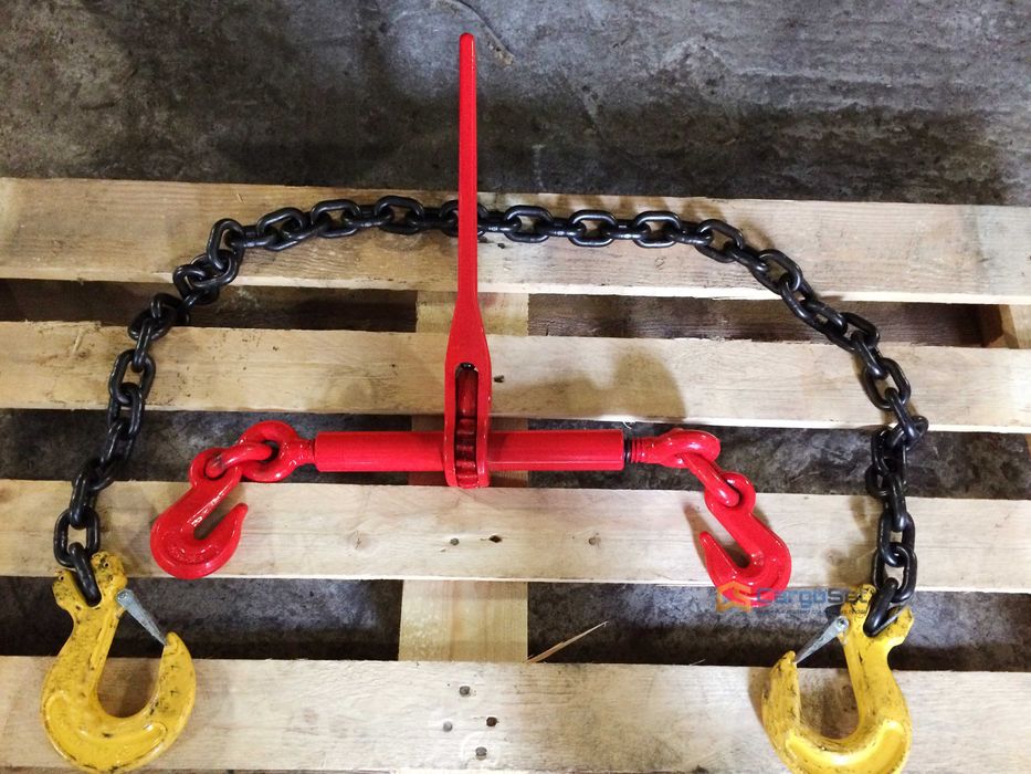 Цепь крепежная трал, стяжное устройство, стяжки цепные крепления груза