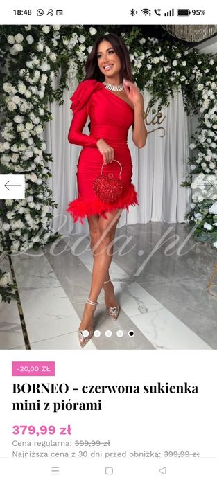 Sukienka wieczorowa jak nowa