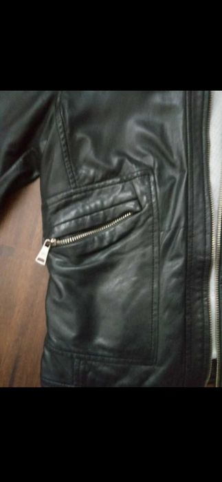 Skórzana kurtka Massimo Dutti