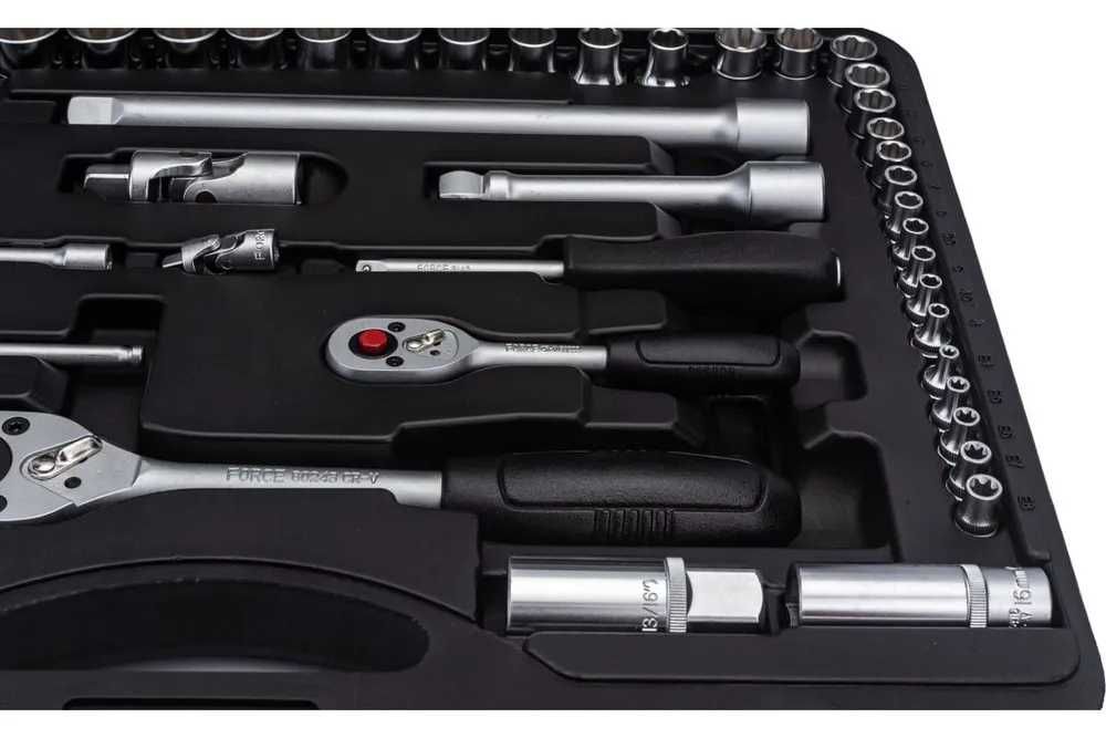 Набір інструментів FORCE 108 ел хром-ванадій набор головок ключей PL