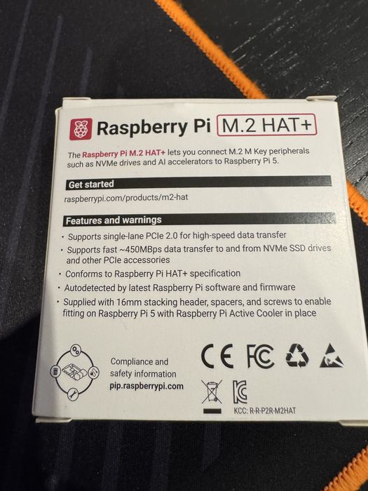 M.2 HAT+ para Raspberry Pi 5 - Raspberry Pi