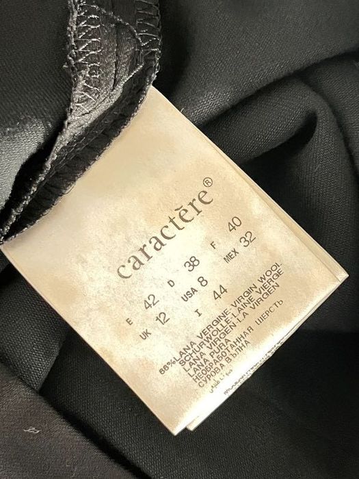 Calças clássicas de fato feminino Caractère Tamanho 42 (E)  Pretas