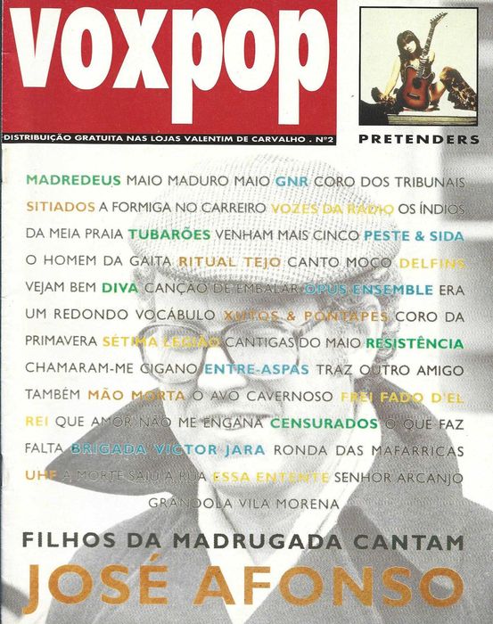 José Afonso	- - -		Vox Pop	- - - - -	Revista