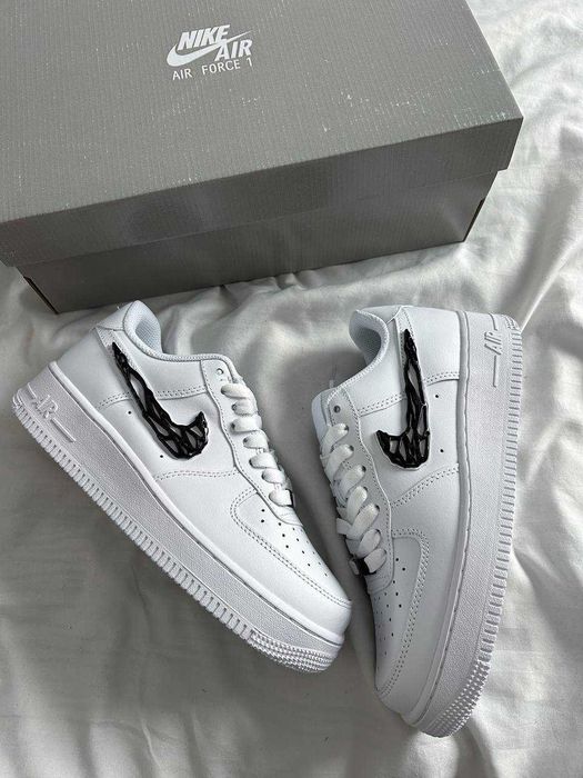 Кеди Nike Air Force 1 Low Molten Metal Black Swoosh | кроси Найк Форс