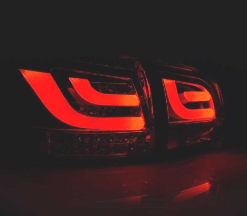 PILOTOS VOLKSWAGEN VW GOLF 6 08-12 LED BAR VERMELHO ESCURECIDO
