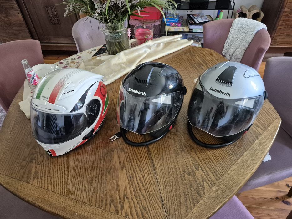 Kaski na motor ,rękawiczki