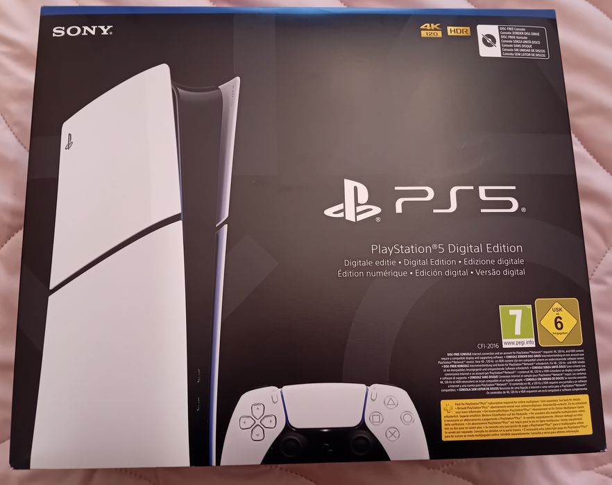 PS5 digital 1TB com 1 comando
