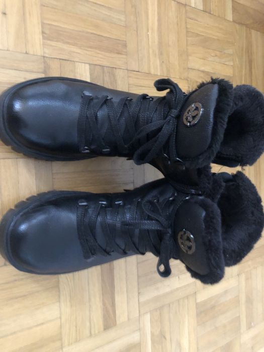 Jak nowe botki ocieplane Rieker