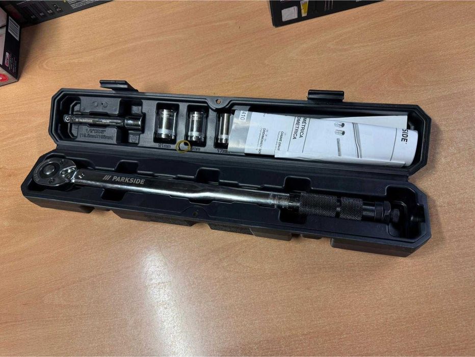Chave dinamométrica com acessórios - PARKSIDE