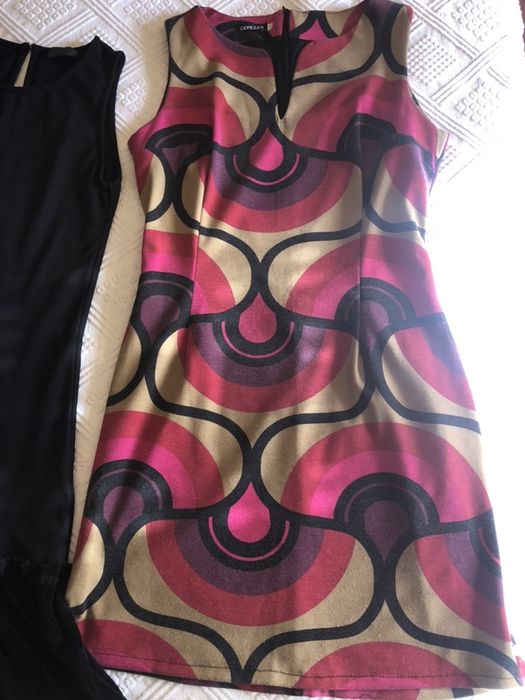 Vestido Lanidor M; Vestido Cerezas 42