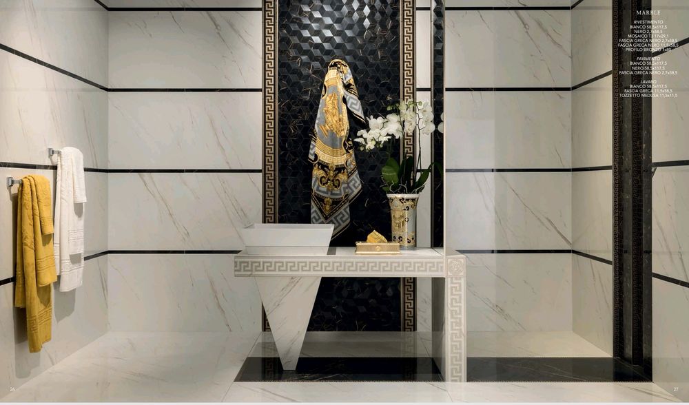Płytki Versace Marble Calacatta 58.5x117.5