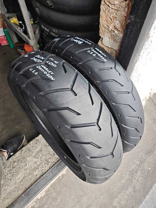 Мото шини резина комплект DUNLOP 130/60 70 R18 19 + 180/55 65 R16 18