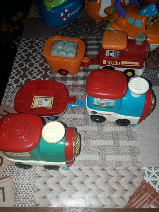 Машинки vtech, поїзди,скутери