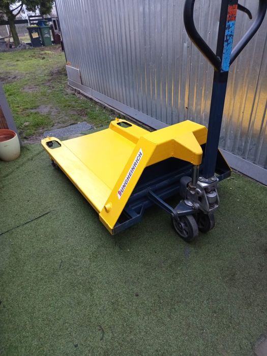 Wózek paletowy paleciak z podłogą platforma!