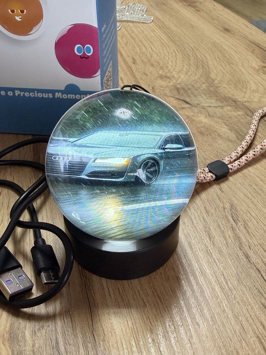 Lampa LED kula 3D hologram jaki chcesz USB projektor