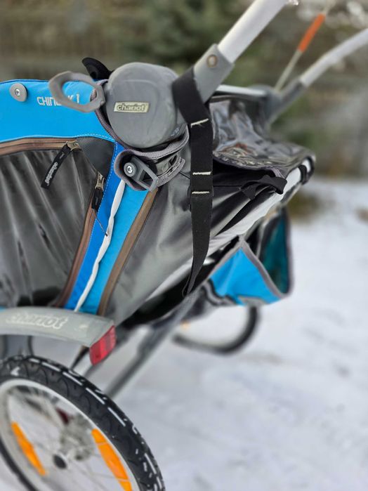 Thule Chariot Chinook 1 osobowa Przyczepka rowerowa z zestawem nart