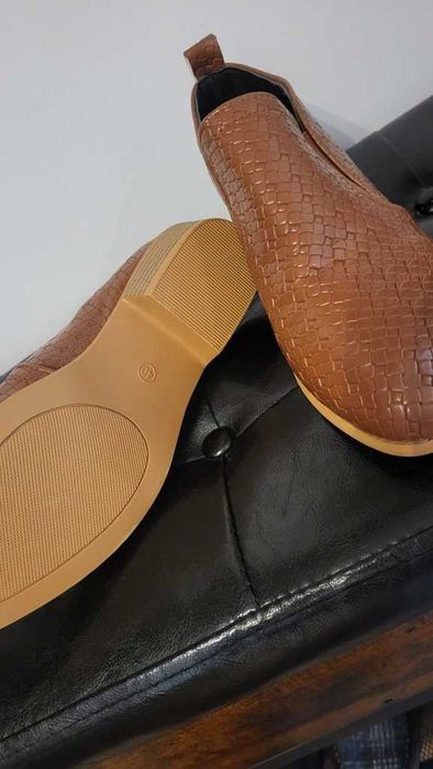 Kozaki MACIEJKA wciągane zamszowe skórzane numer 38