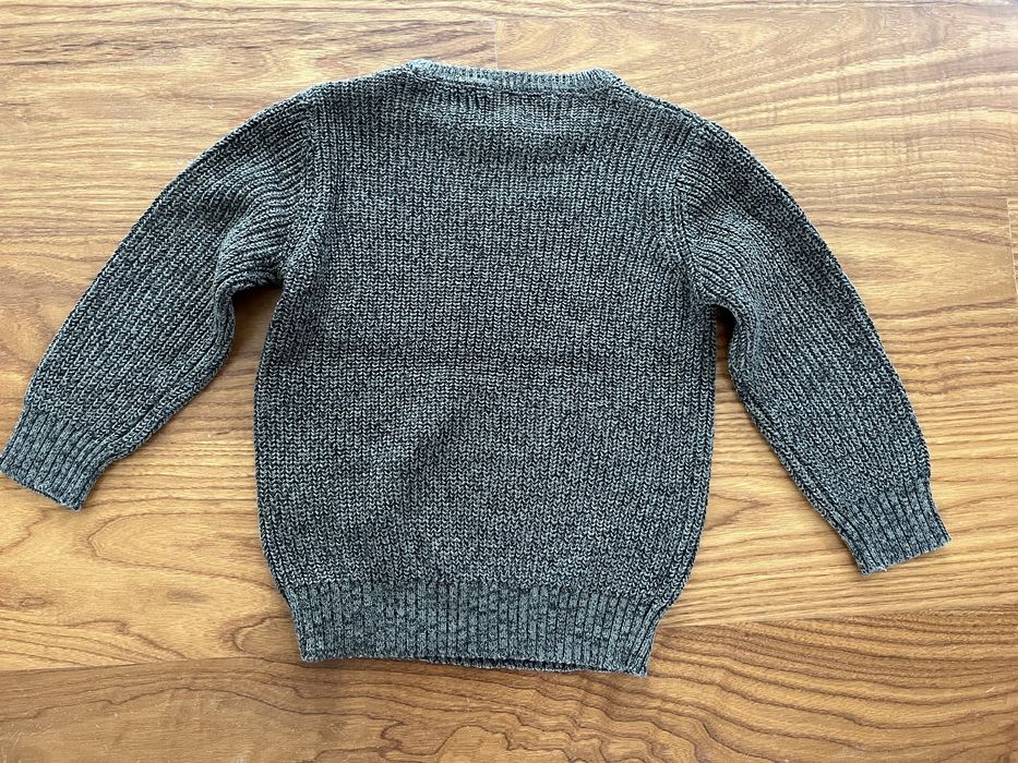 Używany zielony sweter 98/104