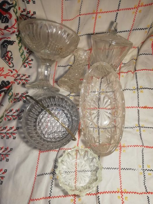 Посуд скло, кришталь, 1 лотом