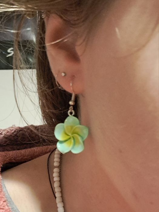 Brincos Flor de Plumeria – Um Toque de Doçura e Elegância!