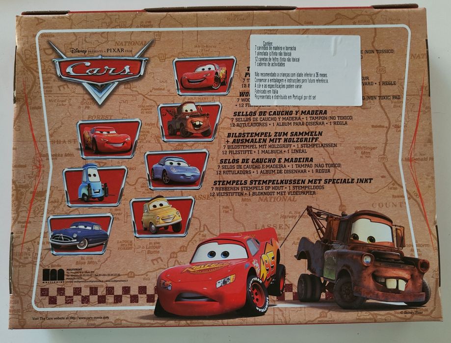 Conjuntos de atividades Disney Cars (Todos 30 euros)