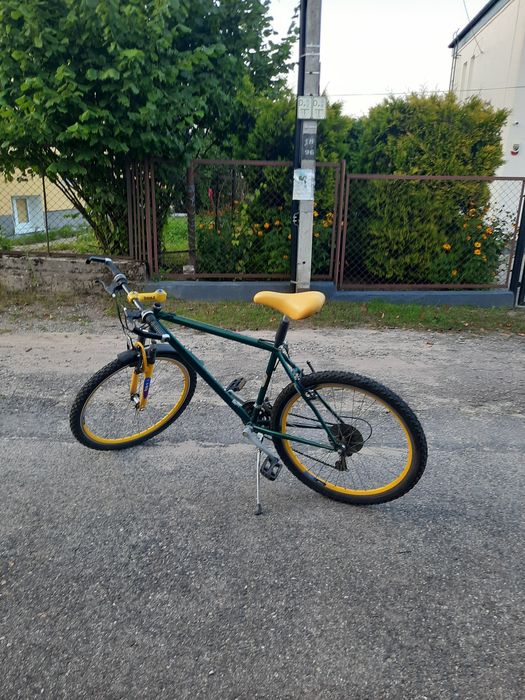 Rower żółto zielony