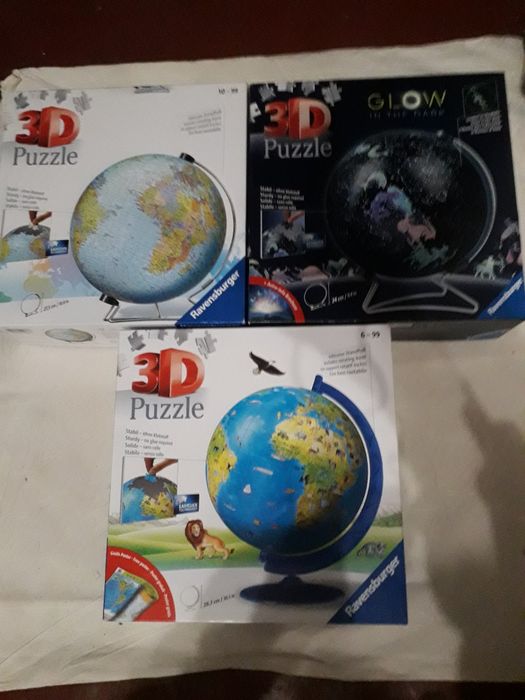 Ravensburger 3 D пазли, глобус