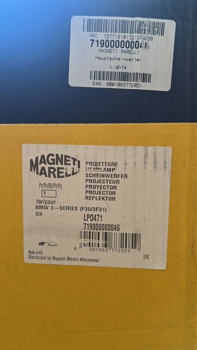 Farol frontal direto de bmw série 3