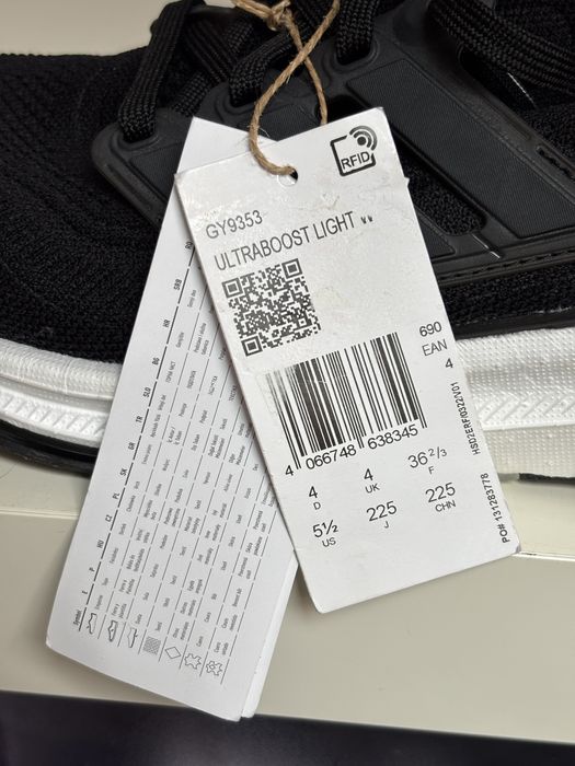 Adidas Ultraboost Light Pretos Mulher (36 e 2/3)