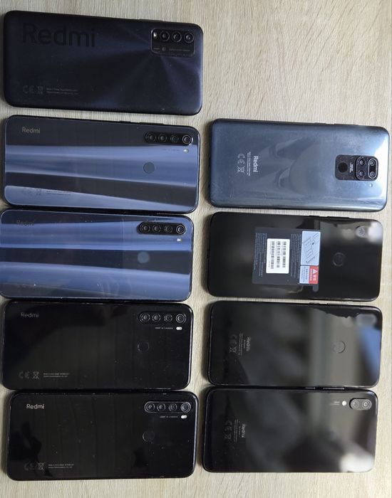 Redmi Note 9, Note 8,