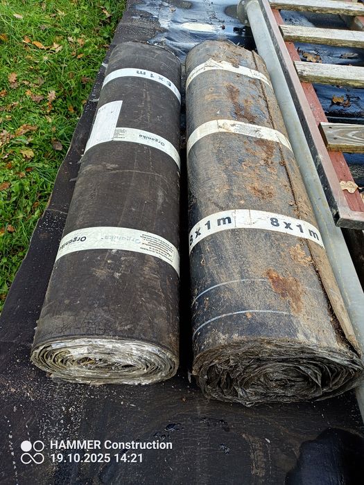 Sprzedam dwie rolki papy