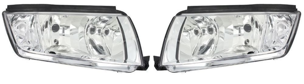 Skoda Fabia 00-07 Reflektor Przedni Lampa Przednia Chrom NOWY