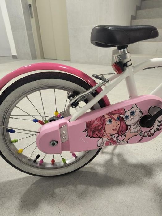 Rower dziecięcy Btwin 500 Doctogirl 16 cali.