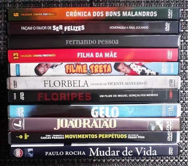 52 DVDs - Cinema Português - Muito Bom Estado