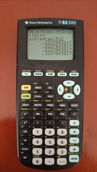 Texas instruments T1-82 Stas