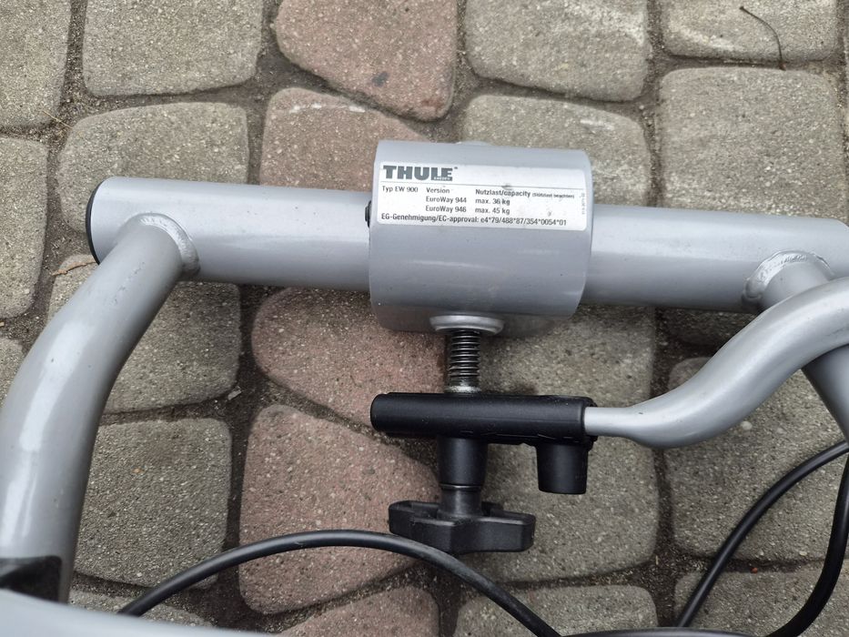 Bagażnik rowerowy THULE, uchylny, na 2 rowery, Bagażnik na hak