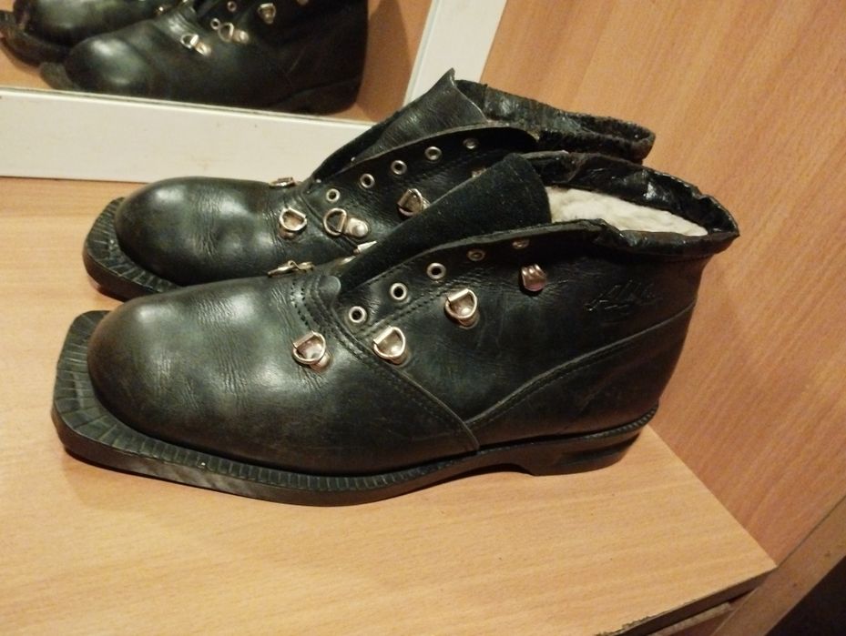 Беговые ботинки "Alfa", p.39 (24,5 см), NN75", кожа, мех, Канада