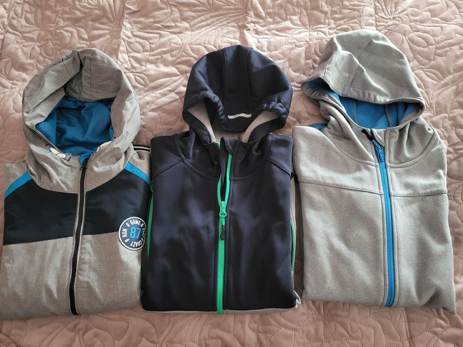 3 kurtki softshel chłopak 140, 152 158