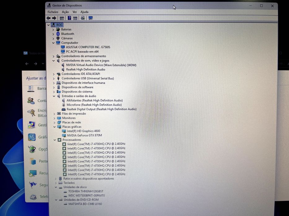 Asus ROG G750JS em excelente estado