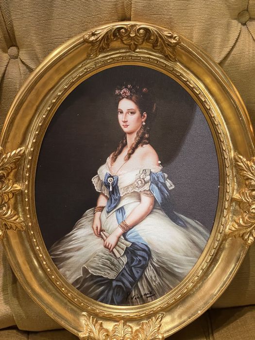 Quadro antigo a folha de ouro italiano