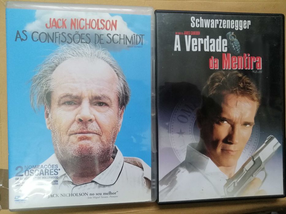 As Confissões Schmidt Jack Nicholson  A verdade mentira Schwarzenegger