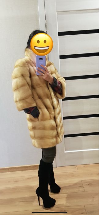 Шуба норкова, розмір S-M