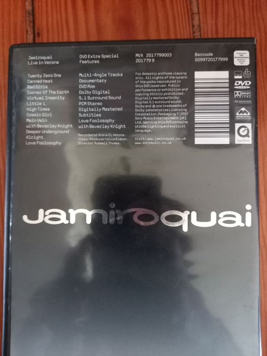 Dvd Jamiroquai live in Verona