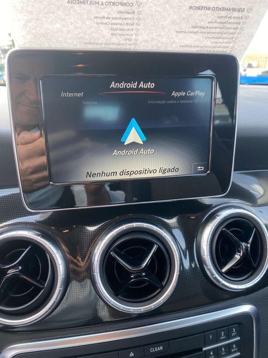 Ativação Apple CarPlay e Android Auto para Mercedes Benz