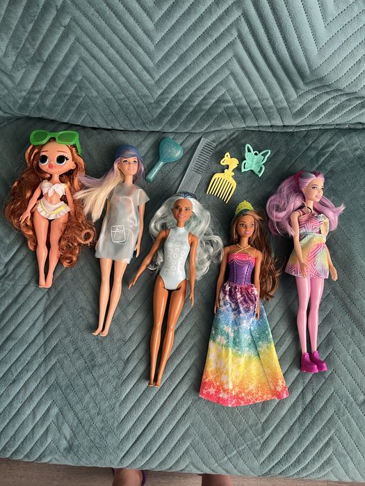 Zestaw lalek barbie i nie tylko