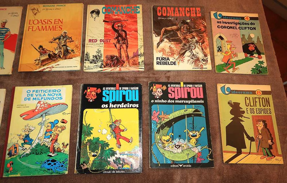 Livros Bd Banda Desenhada antigos vintage raros