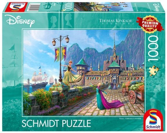 Puzzle 1000 Pq T. Kinkade Kraina Lodu 113376 Schmidt Puzzle Nowa Nieużywana