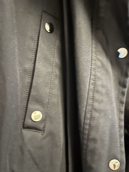 48 /50 Asos parka damska kurtka czarna uk 20