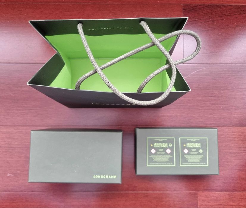 Conjunto de saco e caixa Longchamp