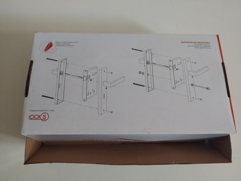 Zamek + Klamka do drzwi NOWE